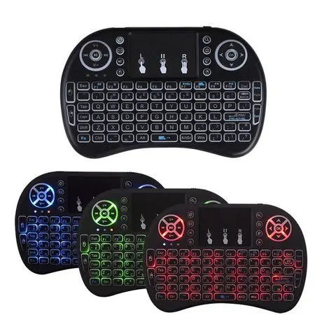 Mini Teclado Controle Sem Fio para Smart TV, TV Box, PC