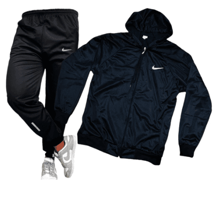 🔥 ÚLTIMAS UNIDADES - Kit Calça Jogger Esportiva + Jaqueta de Frio com Símbolo Refletivo