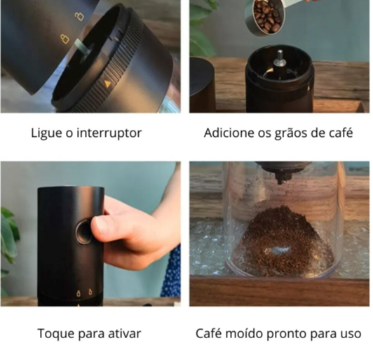 Moedor Elétrico de Café USB