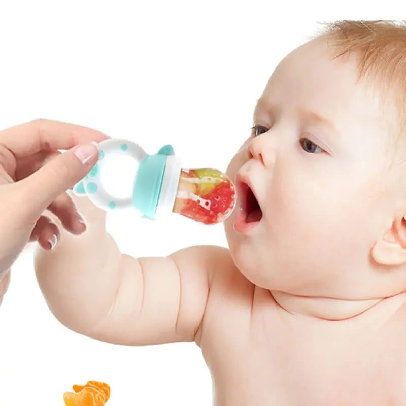 Colher de alimentação para bebês Chupeta Mini Mamadeira Silicone