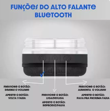 Copo Térmico com Caixa de Som Bluetooth USB